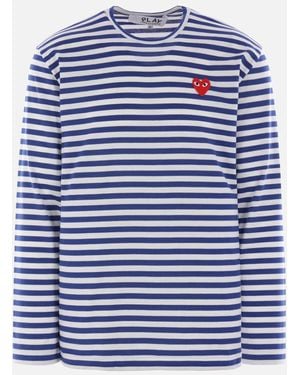 COMME DES GARÇONS PLAY T-Shirts And Polos - Blue