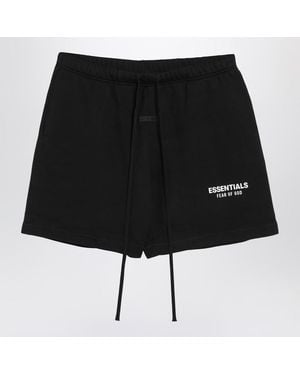 Fear Of God Shorts With Logo - Black