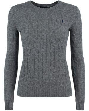 Ralph Lauren Wool And Cashmere Cable-Knit Jumper - Grey