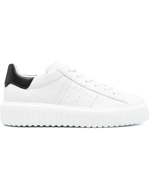 Hogan H-Stripes Trainers Shoes - White