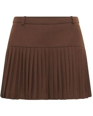 Marine Serre Skirts - Brown