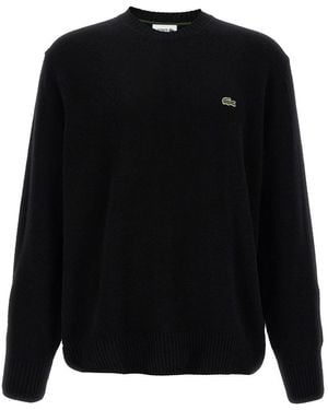 Lacoste Logo Patch Jumper - Black