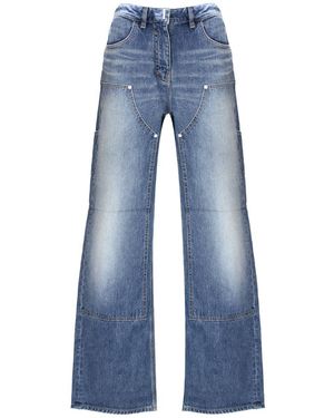 デニム・ジーパン Givenchy Relaxed-Fit High-Waisted Wide-Leg Jeans Givenchy Wide-leg jeans for Women | Online Sale up to 81