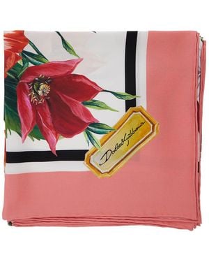 Dolce & Gabbana Foulard 90X90 - Pink
