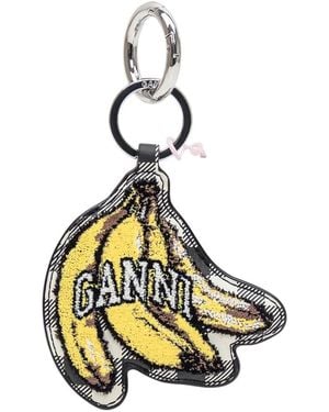 Ganni Keychain - Metallic