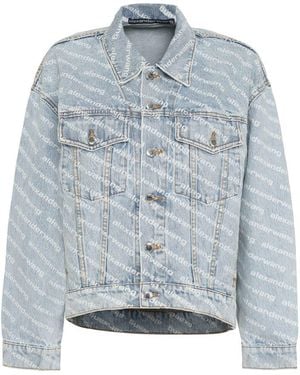 Alexander Wang Falling Back Jacket - Blue