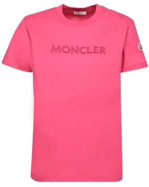 Moncler T-Shirts - Pink
