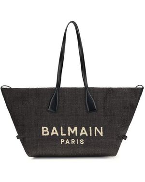 Balmain Shoulder Bags - Black
