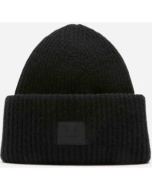 Acne Studios Wool Knit Hat - Black