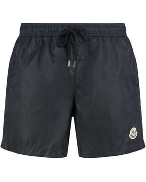 Moncler Nylon Swim Shorts - Blue