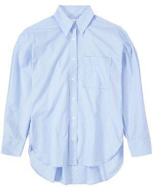 Closed Oversized Cotton Shirt - Blue