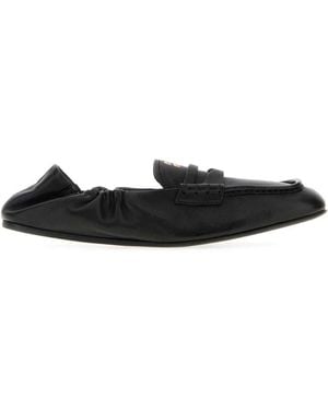 Miu Miu Moccasters - Black