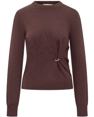 Isabel Marant Knit With Side Detail - Purple