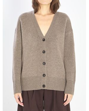 Lisa Yang Amery Cardigan Sweater - Gray