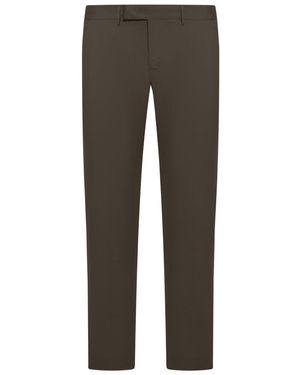 PT Torino Regular & Straight Leg Pants - Gray