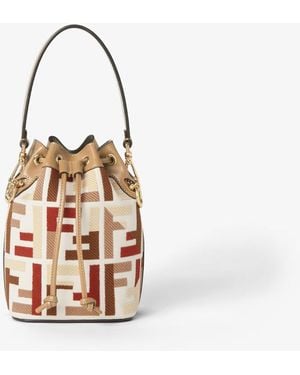 Fendi "Mon Tresor" Crossbody Bag - White