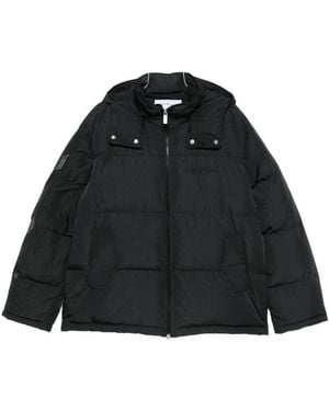 Off-White c/o Virgil Abloh Boxy Puffer Jacket With Hood - Black