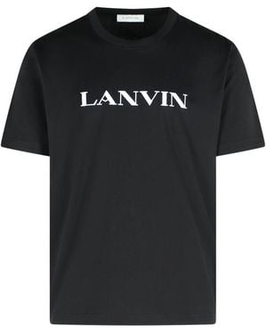 Lanvin T-Shirts And Polos - Black