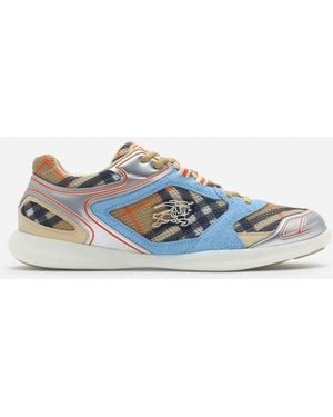 Burberry Sneakers Matrix Check - Blue