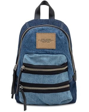 Marc Jacobs Backpack The Backpack In Denim - Blue