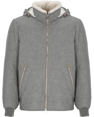 Brunello Cucinelli Coatsjackets - Gray
