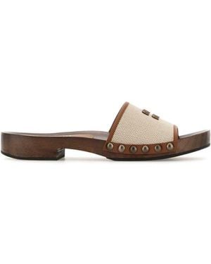 Miu Miu Moccasters - Brown