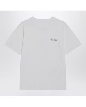 MM6 by Maison Martin Margiela T-Shirt With Numeric Patch - White
