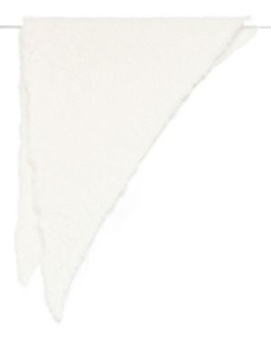 Faliero Sarti Kat Wool And Cashmere Foulard - White