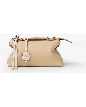 Fendi "By The Way Selleria" Crossbody Bag - Natural