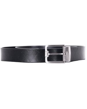 Emporio Armani Reversible Belt - White