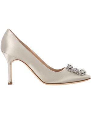 Manolo Blahnik With Heel - White