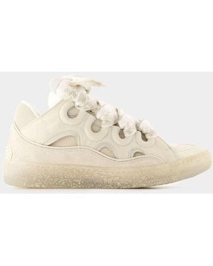 Lanvin Curb Trainers - Natural