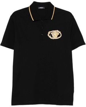 Versace Polo Shirts - Black