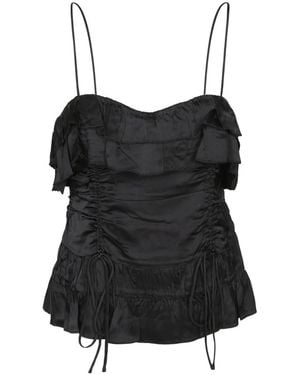 Ganni Tops - Black