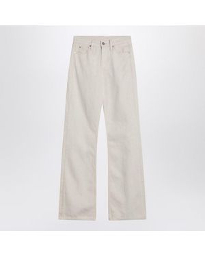 Calvin Klein Relaxed Flared Jeans - White