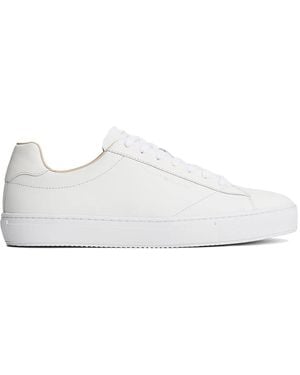 Tommy Hilfiger Premium Cupsole Leather Shoes - White