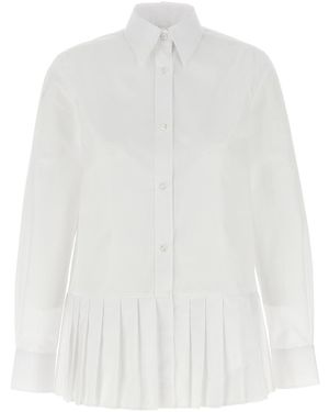 Thom Browne 'Pleated' Shirt - White