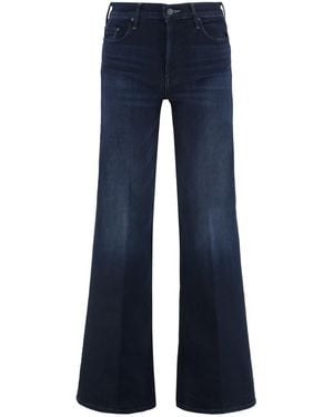 Mother The Twister Sneak High-Rise Flared Jeans - Blue