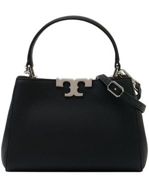 Tory Burch Eleanor Mini Satchel Purse - Black