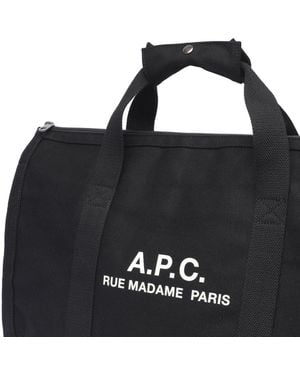 A.P.C. Backpacks - Black