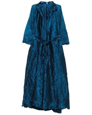 Daniela Gregis Silk Short Dress - Blue