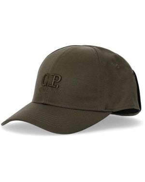 C.P. Company Chrome-R Goggle Military Cap - Green