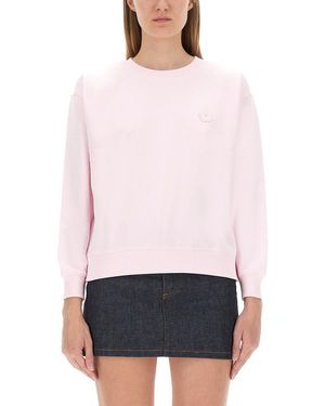 KENZO Embroidered Sweatshirt "Boke Flower 2.0" - White