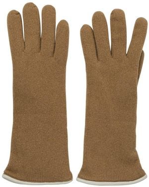 Restelli "305" Cashmere Gloves - White