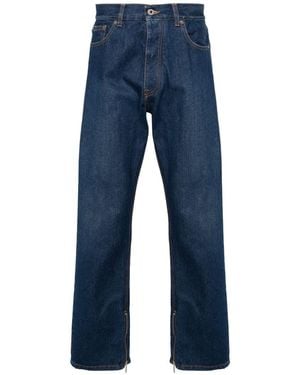 Off-White c/o Virgil Abloh Zip Det Skate Jeans - Blue