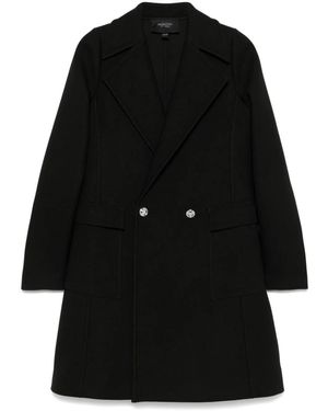 Giambattista Valli Twill Coat - Black