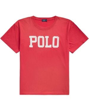 Polo Ralph Lauren Logo Cotton T-Shirt - Red