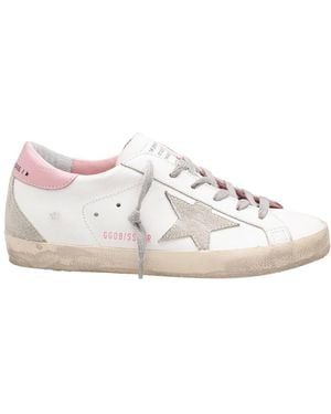 Golden Goose Leather Sneakers - White