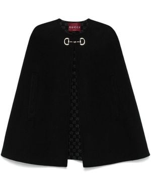 Gucci Wool Cape - Black