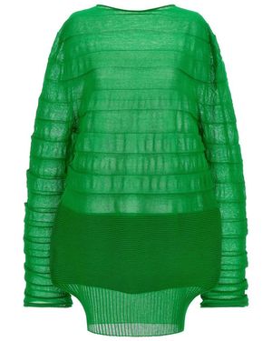 Issey Miyake 'Moving Knit' Top - Green